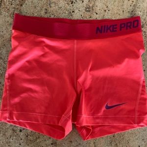 Nike pro running shorts